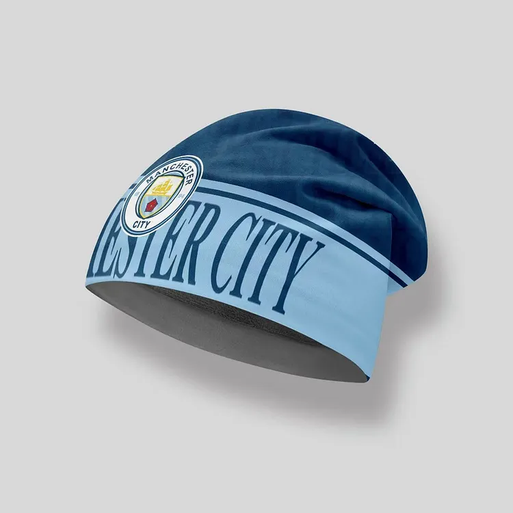 Manchester City - Headscarf/Cap - Breathable Fleece Lined for Warmth - Hat