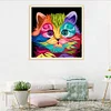 Diamond Painting -DIY Round Drill Cat
