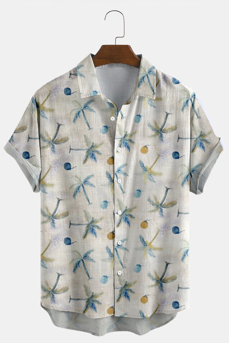 Tiboyz Men's Fashion Coconut Shirt
