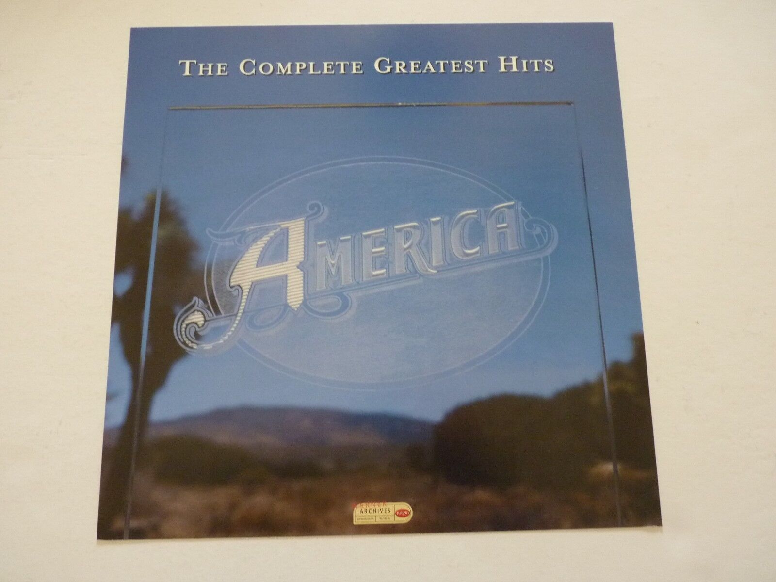 America Complete Greatest Hits Promo LP Record Photo Poster painting Flat 12x12 Poster