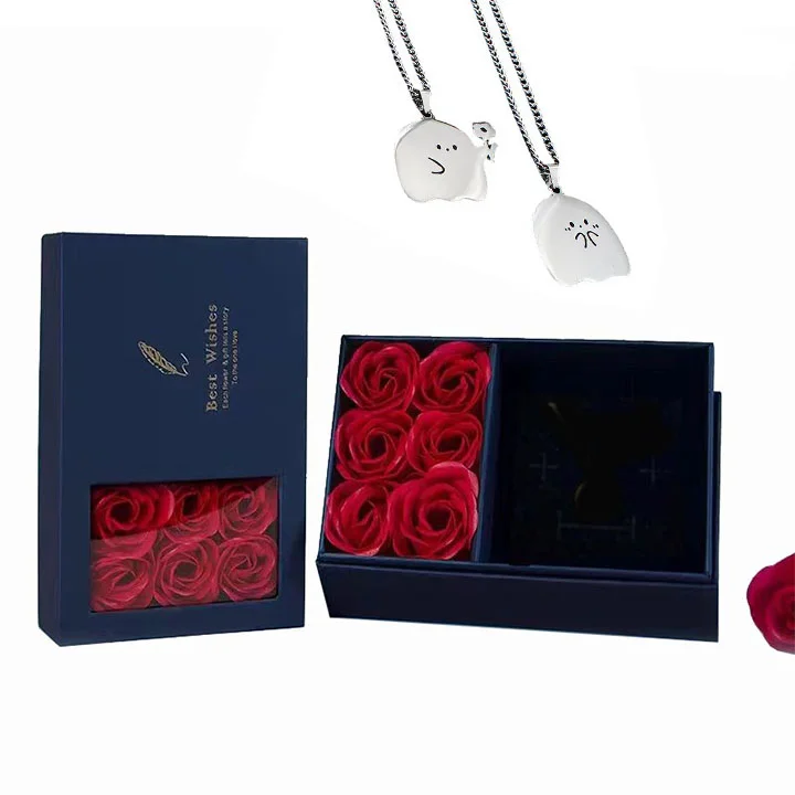 👻Early Halloween Sale 👻 Customized Matching Boos Necklace( 2 necklace in 1) 