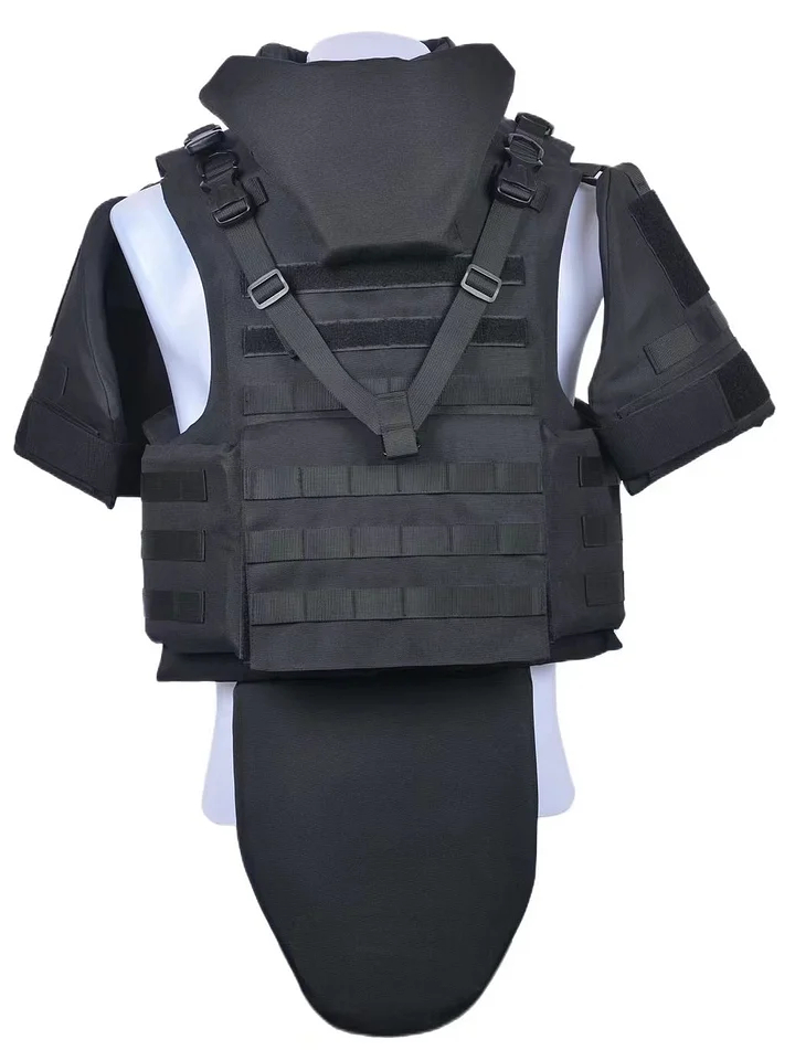 1000D Oxford 3-layer Full-protection Bulletproof and Stab-proof Vest Full-protection Body Armor Plate Carrier
