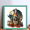 Halloween Magic Drinks-14CT Stamped Cross Stitch 50*50cm/19.69*19.69in