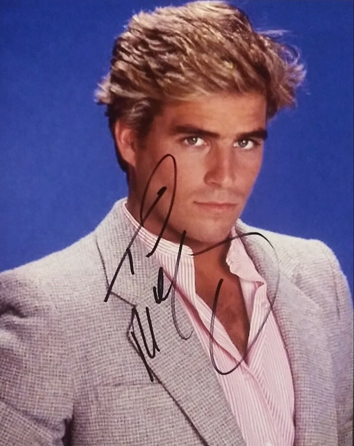 Ted McGinley signed 8x10