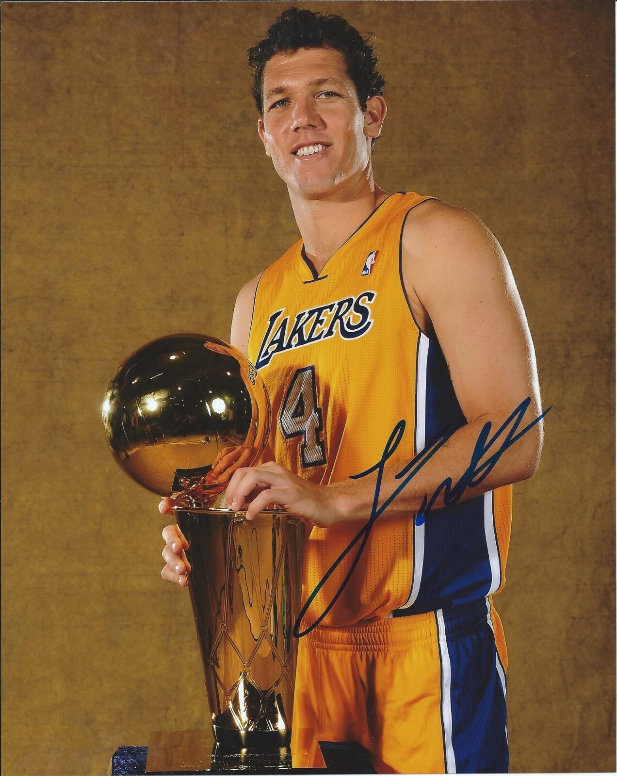 LUKE WALTON signed autographed 8X10 Photo Poster painting LOS ANGELES LAKERS w/COA