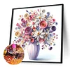 Diamond Painting-DIY Full Round Drill Beautiful Vase Bouquet(40*40CM)