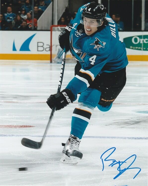 San Jose Sharks Brendan Dillon Signed Autographed 8x10 Photo Poster painting COA