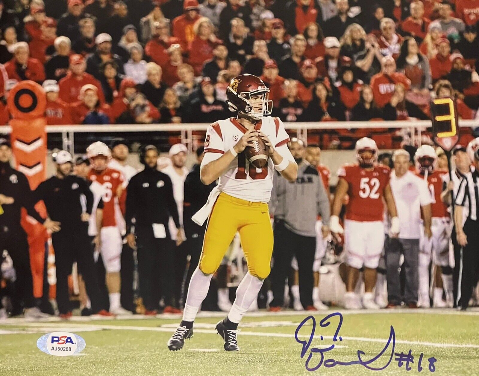 JT J.T Daniels Signed Autographed USC Trojans 8x10 Photo Poster painting Heisman PSA/DNA