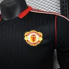 Joyfball 2025/2026 Player Version Manchester United Retro Black Football Shirt  1:1 Thai Quality（The player version jersey is a bit tight, please pay attention to the size selection）