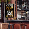 Beer - Vintage Metal Signs - 20*30cm/30*40cm - Warning