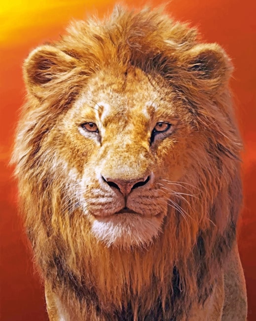 

The Lion King – Paint By Numbers - 40*50CM, 501 Original