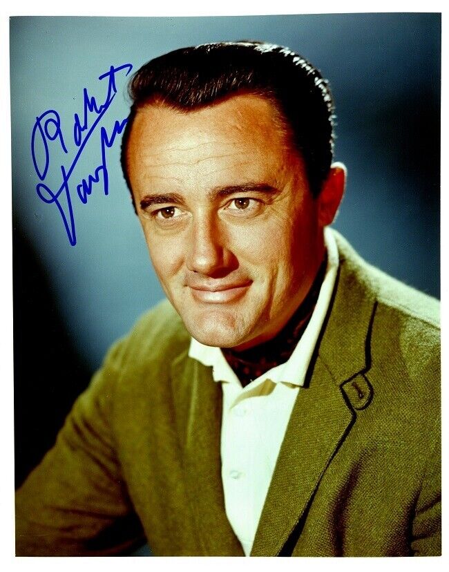 ROBERT VAUGHN In-person Signed Photo Poster painting