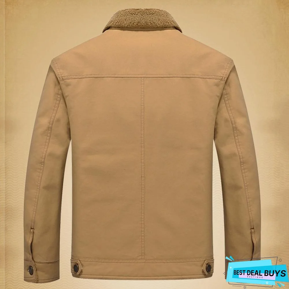 Mens Jackets Casual Coats Solid Color Mens Jackets Stand Collar Slim Suede Lamb Sportswear Bomber Jackets