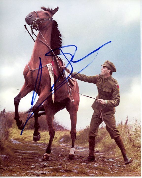 JEREMY IRVINE Signed Autographed WAR HORSE ALBERT NARRACOTT Photo Poster painting