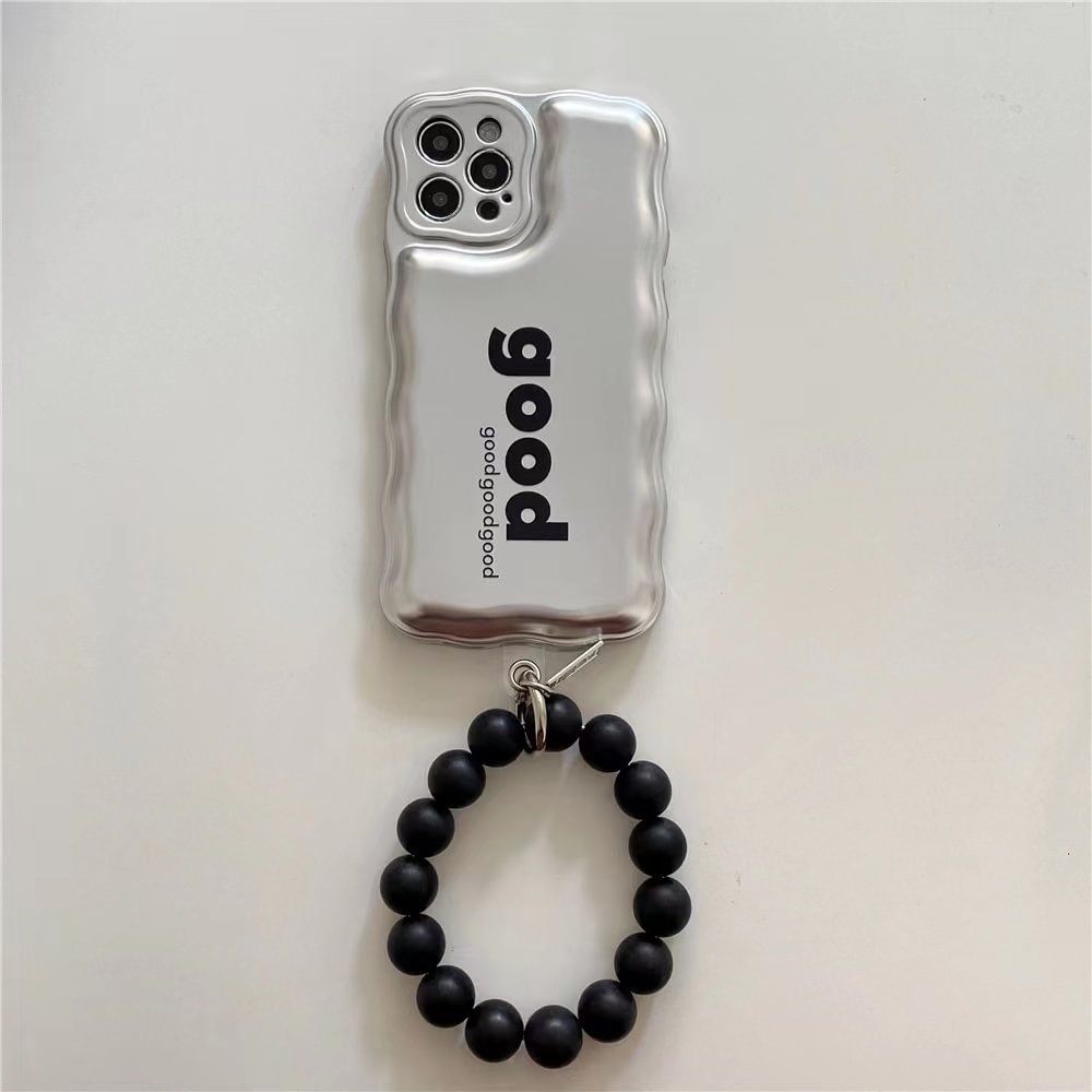 "Good" Plating Air Cushion Phone Case With Bracelet