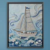 Diamond Painting-DIY Special Shaped Drill Pearl Painting Sailboat(35x45cm)