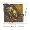 Diamond Painting -DIY Round Drill Golden Buddha Statue(40x40cm)