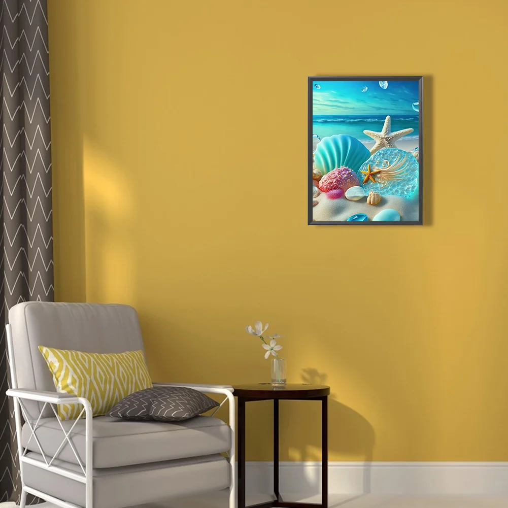 Diamond Painting - Full Round Drill - Beach(30*40cm)