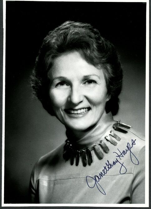 San Jose Mayor JANET GRAY HAYES Signed Photo Poster painting