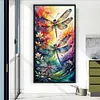 Dragonfly-14CT Stamped Cross Stitch 40*70cm(Big Size)