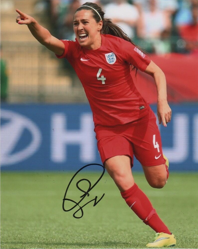 England World Cup Fara Williams Autographed Signed 8x10 Photo Poster painting COA A