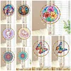 DIY Diamond Painting Double-sided Rotatable Hanging Wind Chime Suncatcher Hanging Kit