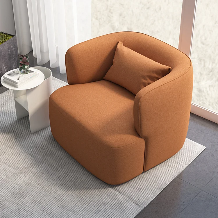 Homemys Nordic Modern Affordable Luxury Single Sofa for Bedroom & Living Room & Hotel