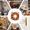 Halloween Wreath DIY Acrylic 5D Crystal Diamond Gem Art Hanging Ornament