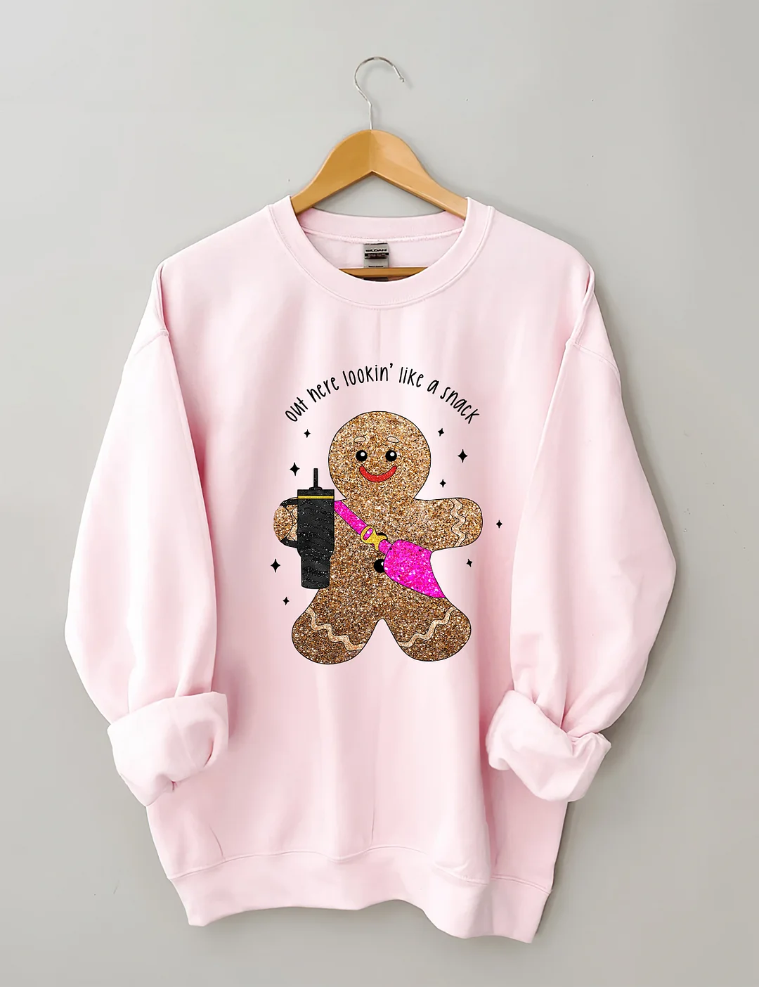 Sparkly Gingerbread Man Sweatshirt