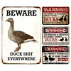 4pcs - Animal Warning- Vintage Metal Signs(8*12Inch)