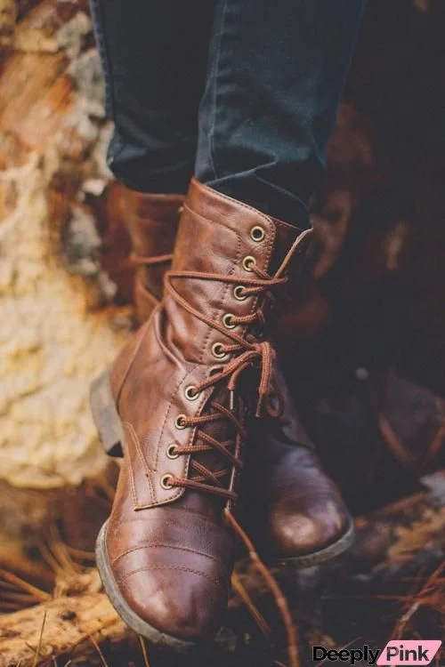 Lace Up Vintage Boots