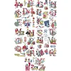 Alphabet-Sewing Beauty-14CT Stamped Cross Stitch 48*77cm/18.9*30.31in(Big Size)