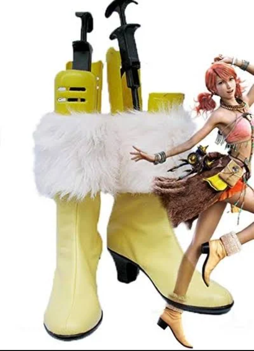 final fantasy  vanille cosplay boots shoes