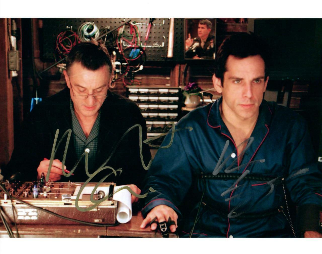 Ben Stiller Robert DeNiro signed 8x10 Photo Poster painting Picture autographed Pic includes COA