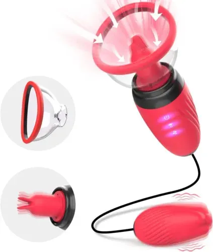 pornhint Pornhint Electric Clitoral Vagina Vacuum Pussy Pump for Women Clit Licker Sucker Toy G