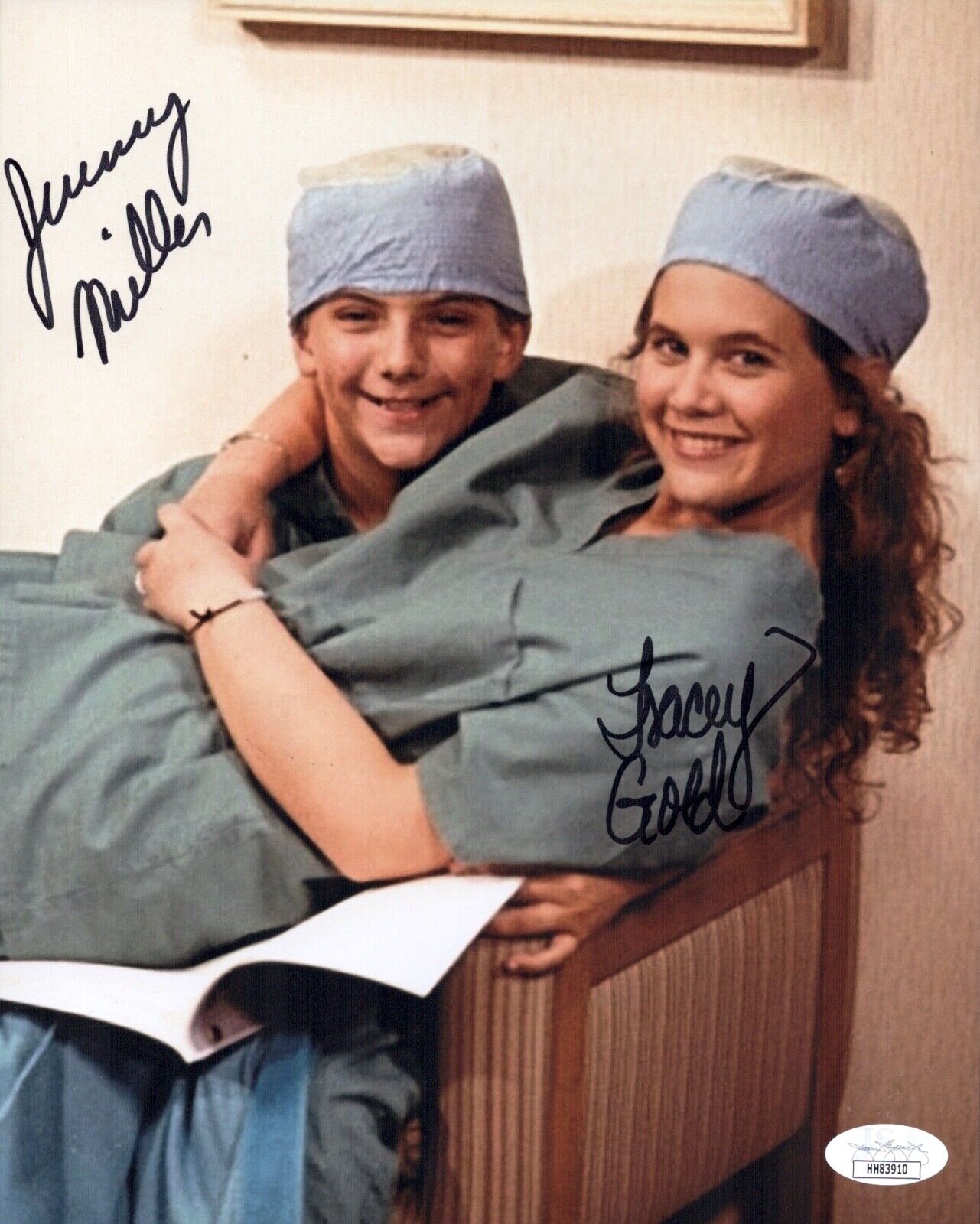 TRACEY GOLD & JEREMY MILLER Growing Pains Signed 8X10 Photo Poster painting Autograph JSA COA