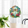 DIY Dragonfly Diamond Painting Acrylic Hanging Pendant