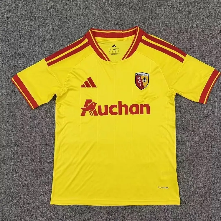 【S~4XL】RC Lens 26/27 Home Football Jersey 1:1 Thai Quality