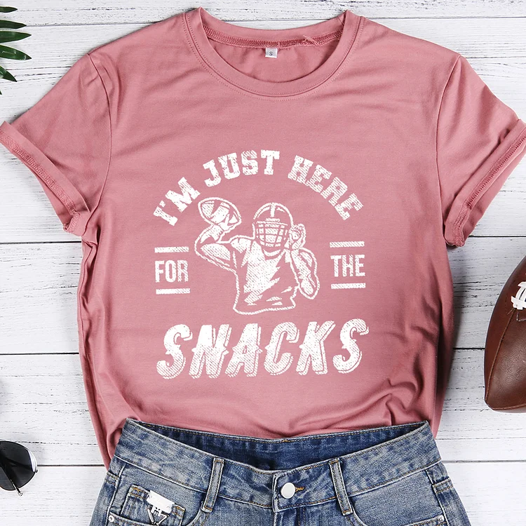 I am just here for the snacks T-Shirt Tee-014498-Annaletters