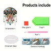 >SALE<Acrylic Special Shaped Floral Jellyfish Table Top Diamond Painting Ornament Kits