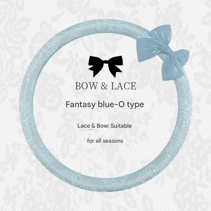 All-season lace steering wheel cover for cars