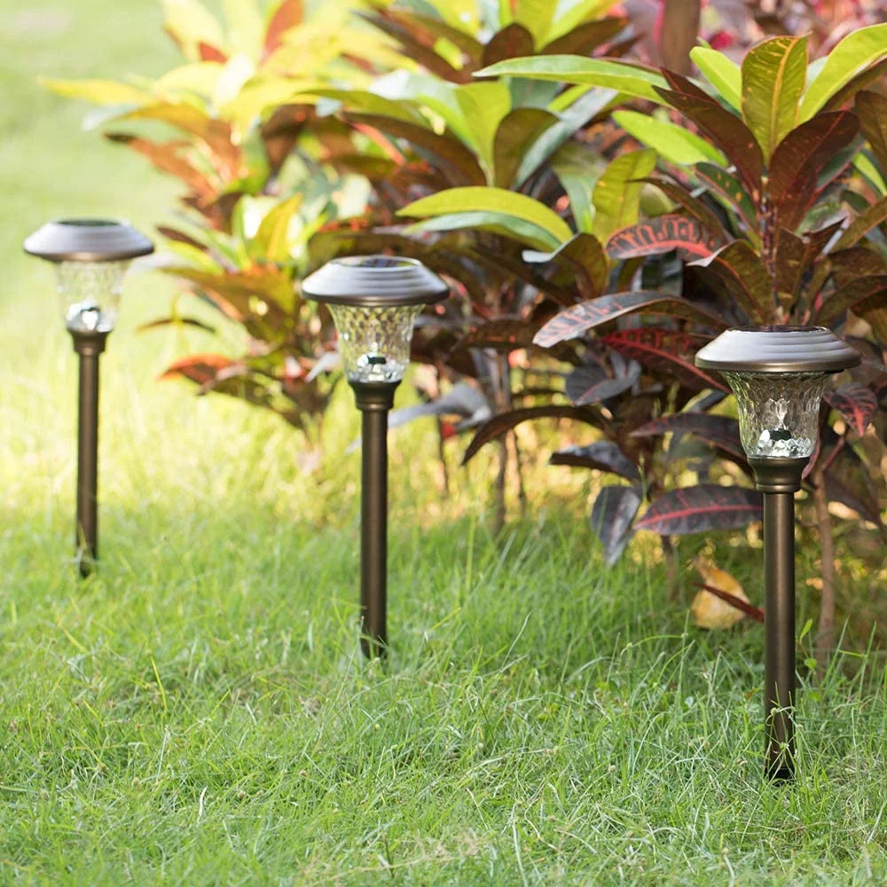 4 Packs Outdoor Garden Waterproof Solar Lights With Auto 7 Color Changing  Energy Saving