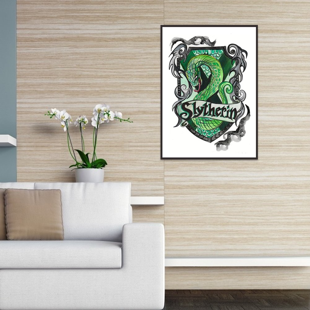 Slytherin-Full Round Diamond Painting