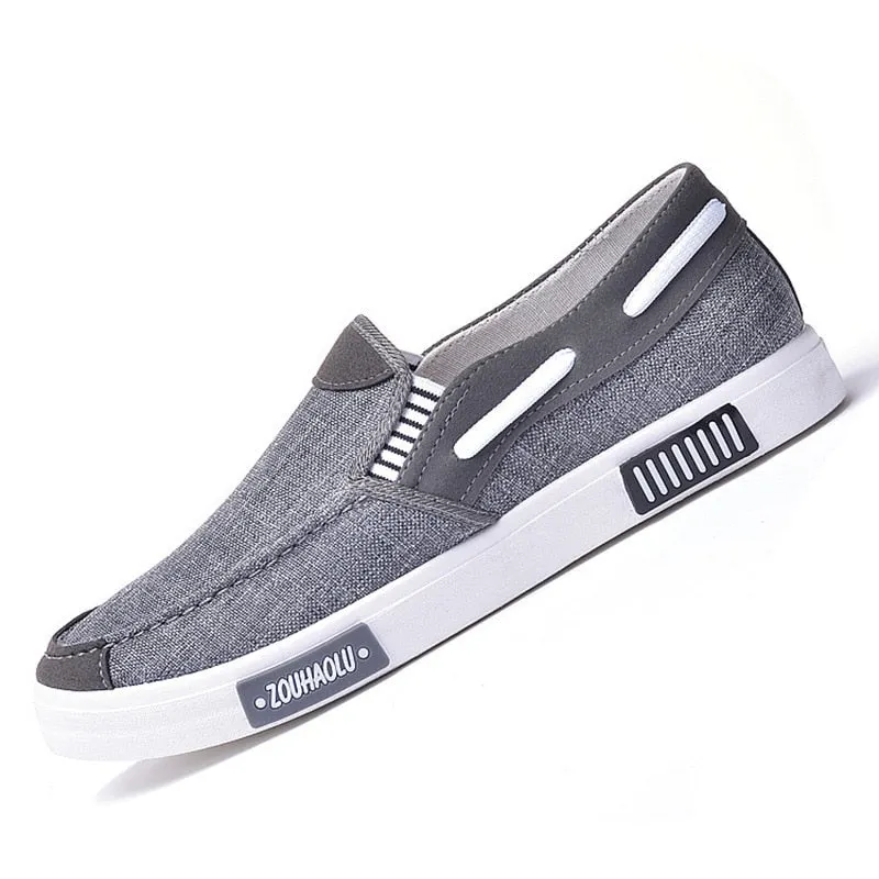 New 2021 Summer Men Canvas Shoes Espadrilles Breathable Casual Shoes Men Loafers Comfortable Ultralight Lazy Boat Shoes