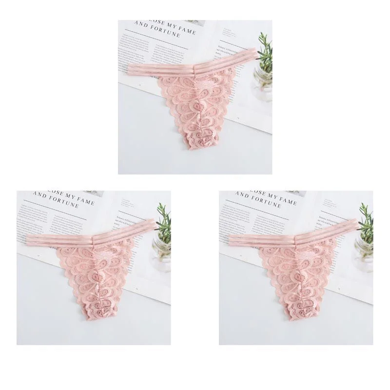 Billionm Women Panties Secret G-String Underwear Fashion Thong Sexy Lace Panties Ladies G-string Soft Lingerie Low Rise Panty M-XL NEW
