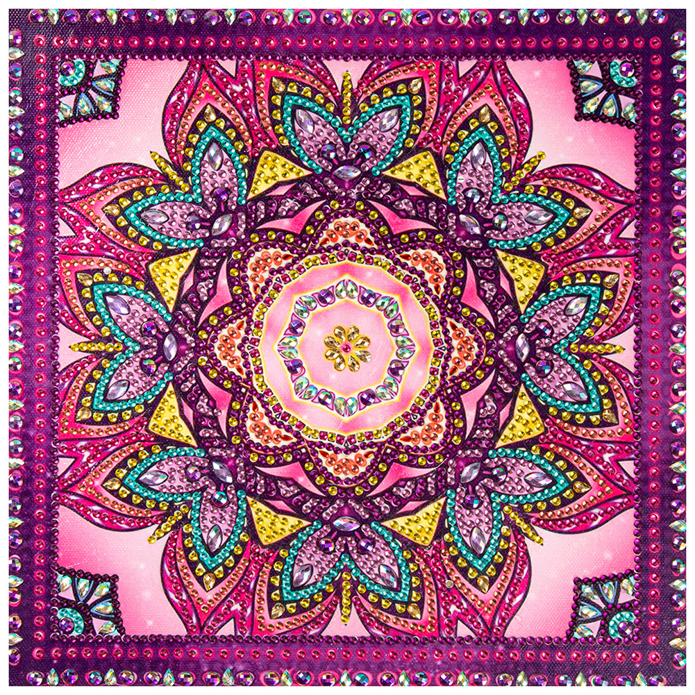

Mandala Flower - Special Shaped Diamond Painting - 30*30CM, 501 Original