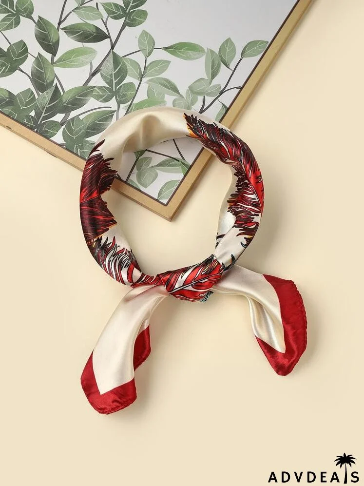 Feather Print Bandana