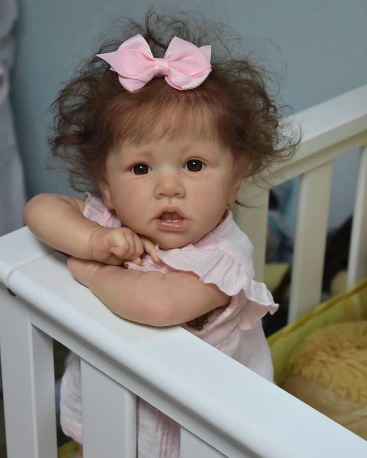 20'' Emily Realistic Soft Baby Girl Doll with Lovely Mouth Little Toddlers Rebornartdoll® Rebornartdoll®