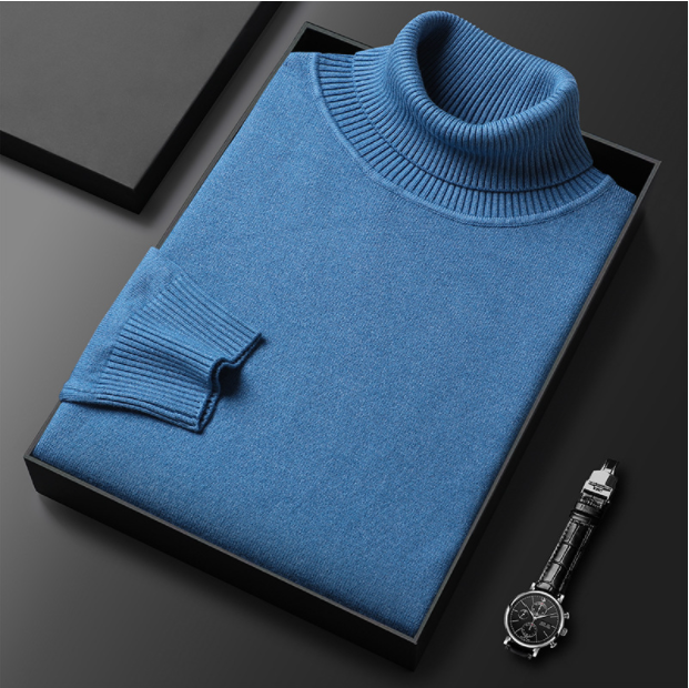 Men\'s Solid Color Premium Cashmere Sweater