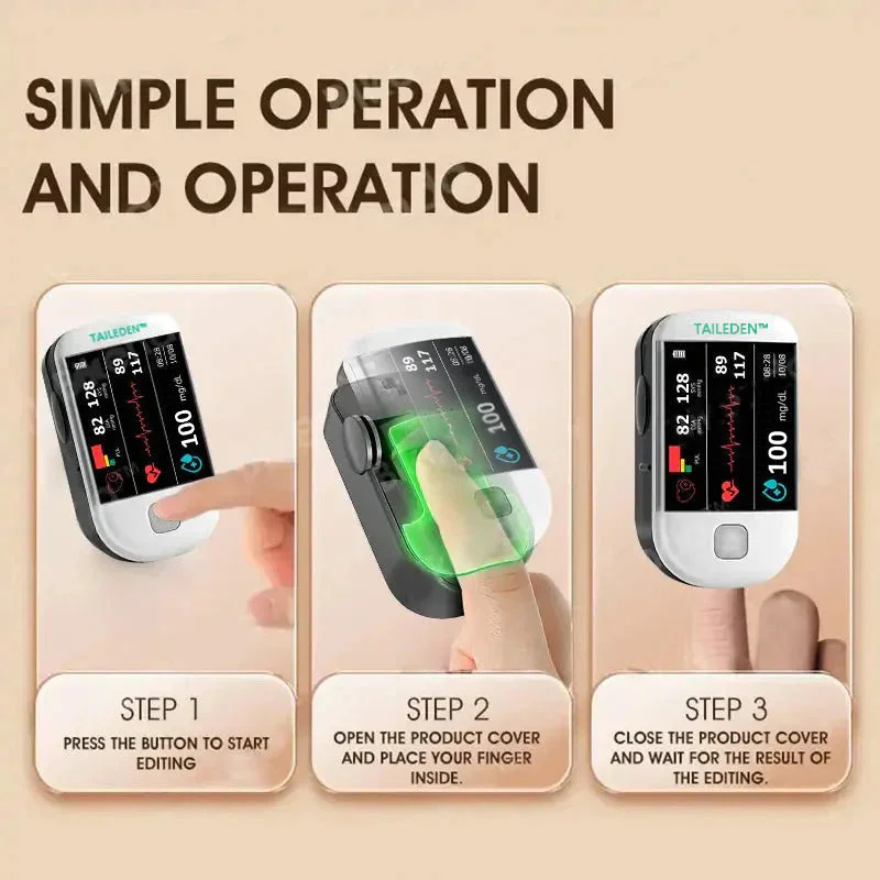 Fingertip Optical Glucose Sensor Monitor